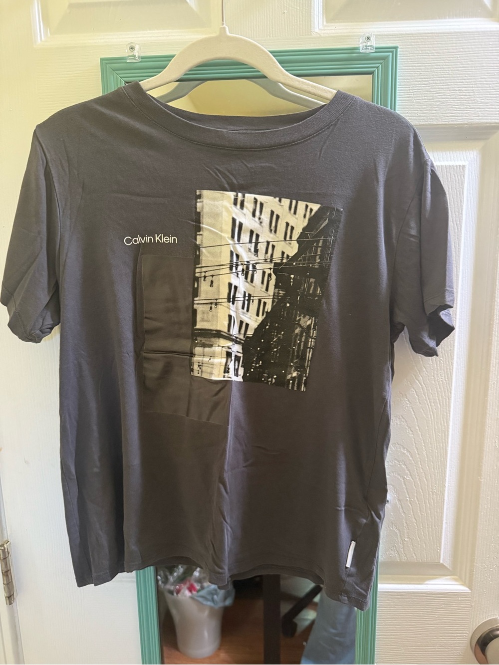 Calvin Klein Jeans Black Short-Sleeve Graphic Tee
